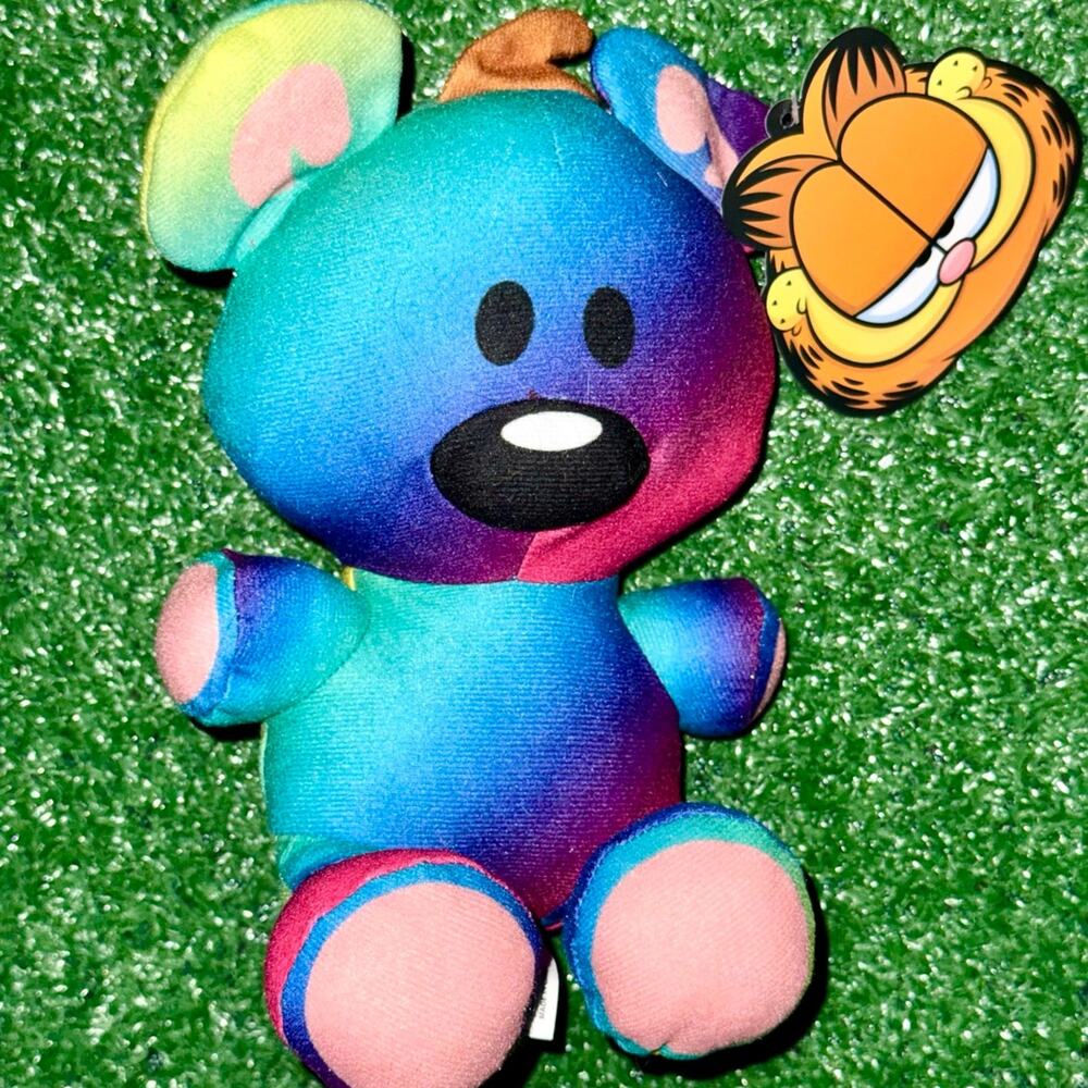 2022 Nickelodeon Rainbow Garfield The Cat Plush New With Tag RARE Toy Factory
